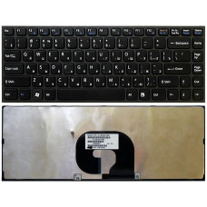 Клавиатура для ноутбука Sony Vaio VPC-Y черная с черной рамкой