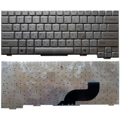 Клавиатура для ноутбука Sony Vaio VGN-TX серебристая