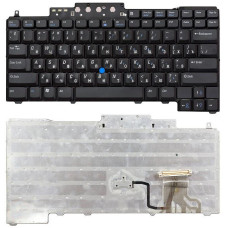 Клавиатура для ноутбука Dell Latitude D620 D630 D820 D830 черная с указателем