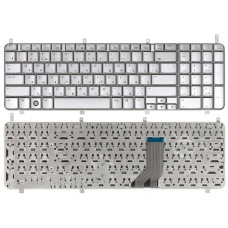 Клавиатура для ноутбука HP Pavilion HDX X18 X18T HDX18 DV8 DV8-1100 DV8-1000 серебристая