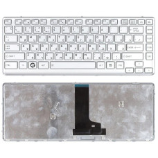 Клавиатура для ноутбука Toshiba Satellite T230 T230D T235 T235D серебристая
