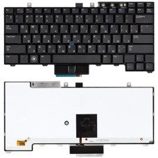 Клавиатура для ноутбука Dell Latitude E5400 E6410 E6400 черная с подсветкой и указателем