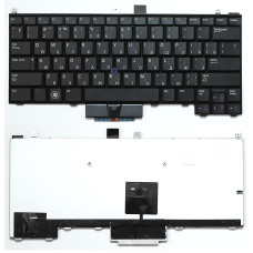 Клавиатура для ноутбука Dell Latitude E4310 черная с указателем с подсветкой
