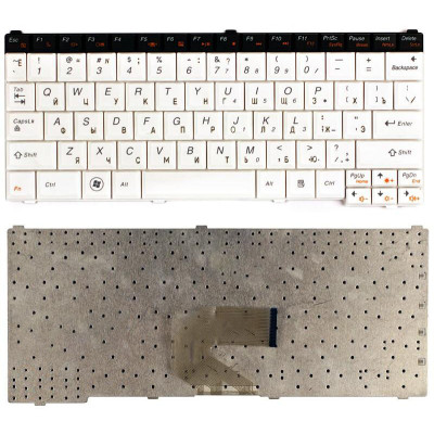Клавиатура для ноутбука Lenovo S10-3t белая