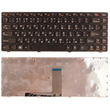 Клавиатура для ноутбука Lenovo Ideapad B470 V470 черная с рамкой