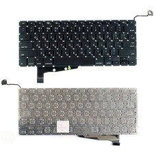 Клавиатура для ноутбука MacBook A1286 без SD плоский ENTER