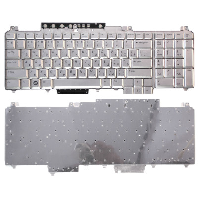 Клавиатура для ноутбука Dell Inspiron 1700 1710 1720 1721 серебристая