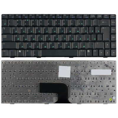 Клавиатура для ноутбука Asus W5 W6 W7 черная ver.2