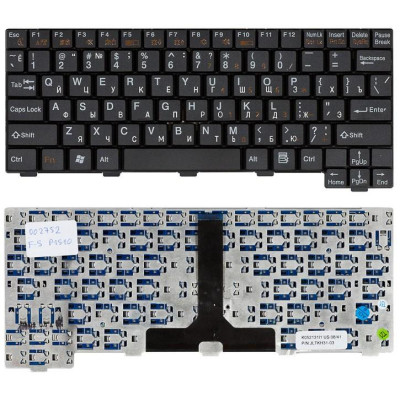 Клавиатура для ноутбука Fujitsu-Siemens Lifebook P1610 P1510 черная