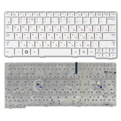 Клавиатура для ноутбука Samsung NF110 белая