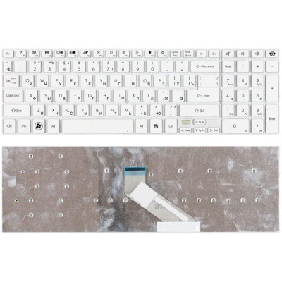 Клавиатура для ноутбука Gateway NV55S NV57H NV75S NV77H TS45 белая