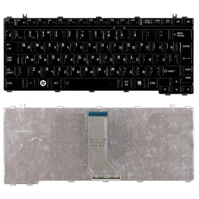 Клавиатура для ноутбука Toshiba M800 U400 U405 черная глянец