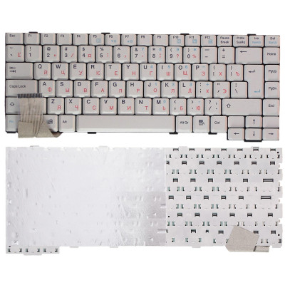 Клавиатура для ноутбука Packard Bell 7521 6020 6021 серая