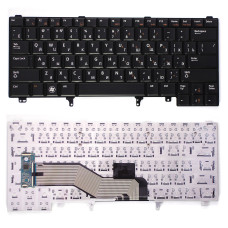 Клавиатура для ноутбука Dell Latitude E6320 E6420 E5420 черная без указателя