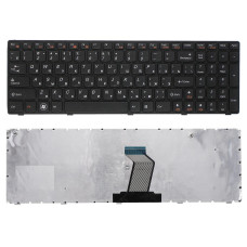 Клавиатура для ноутбука Lenovo IdeaPad Z560 Z565 G570 G770 черная с рамкой