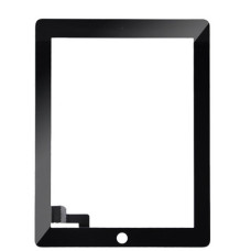 Сенсорное стекло (тачскрин) для iPad 2 (A1395, A1396, A1397) черное