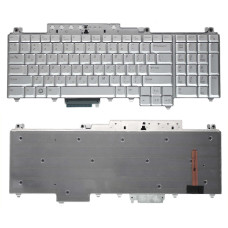 Клавиатура для ноутбука Dell Inspiron 1700 1710 1720 1721 серебристая с подсветкой