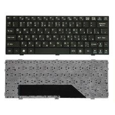 Клавиатура для ноутбука MSI U160 L1350 U135 черная с черной рамкой
