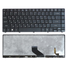 Клавиатура для ноутбука Acer Aspire Timeline 3410 3410T 3410G 4741 3810 3810T черная с подсветкой