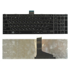 Клавиатура для ноутбука Toshiba Satellite L850 L875 L870 L855 черная c черной рамкой