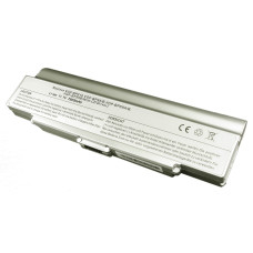 Аккумуляторная батарея для ноутбука Sony Vaio VGN-CR, AR, NR (VGP-BPS9) 7800mAh OEM серебристая