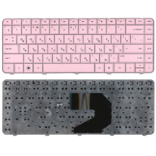 Клавиатура для HP Compaq Presario CQ43 цвет розовый