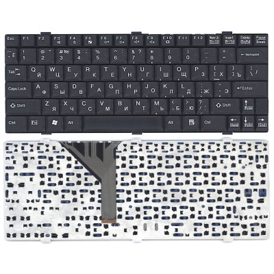 Клавиатура для ноутбука Fujitsu LifeBook P7010 черная