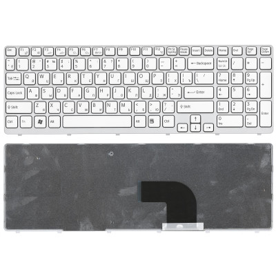 Клавиатура для ноутбука Sony Vaio SVE15 SVE1511V1R белая