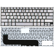 Клавиатура для ноутбука Asus UX21E серебристая