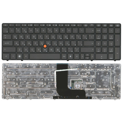 Клавиатура для ноутбука HP EliteBook 8560W темно-серая