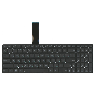 Клавиатура для ноутбука Asus K55 черная без рамки