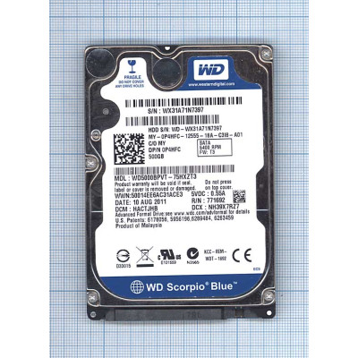 Жесткий диск WD Blue 2.5