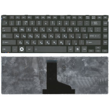 Клавиатура для ноутбука Toshiba L800 L830 черная с черной рамкой