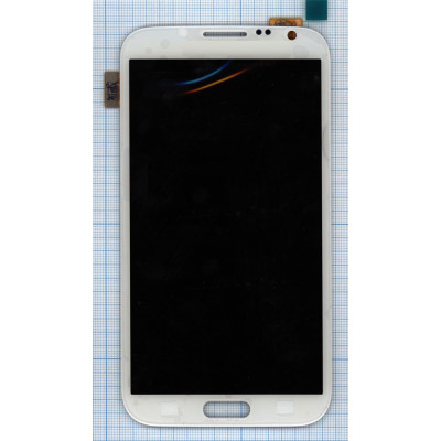 Дисплей для Samsung Galaxy Note 2 GT-N7100 белый