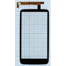 Сенсорное стекло (тачскрин) для HTC One X+ черное