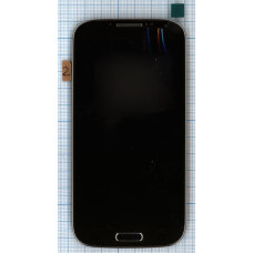 Дисплей для Samsung Galaxy S4 GT-I9500 черный с рамкой