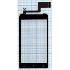 Сенсорное стекло (тачскрин) для HTC One V T320e черное