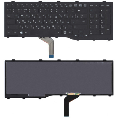 Клавиатура для ноутбука Fujitsu Lifebook AH532 NH532 черная