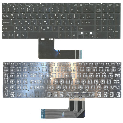 Клавиатура для Sony Vaio SVF153 series цвет черный с подсветкой