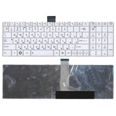 Клавиатура для ноутбука Toshiba Satellite C850 C855 C870 белая