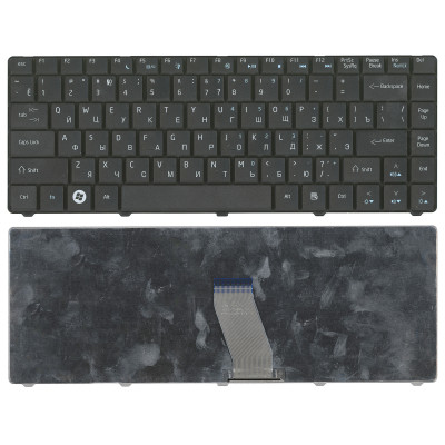 Клавиатура для ноутбука Acer D725 (длинный шлейф) черная