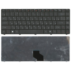 Клавиатура для ноутбука Acer D725 (короткий шлейф) черная (версия Packpard Bell)