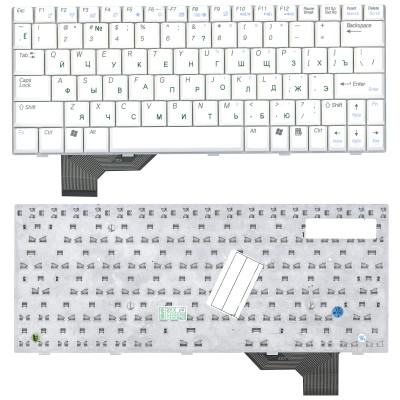 Клавиатура для ноутбука Asus U5 U5F U5A U5S белая