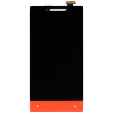 Дисплей для HTC Windows Phone 8S (A620e) черный + красный
