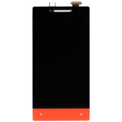 Дисплей для HTC Windows Phone 8S (A620e) черный + красный