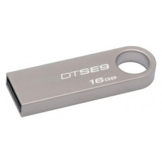 Флешка USB 16Гб KINGSTON, серебристая