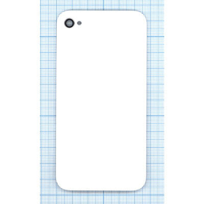 Задняя крышка для iPhone 4 белая
