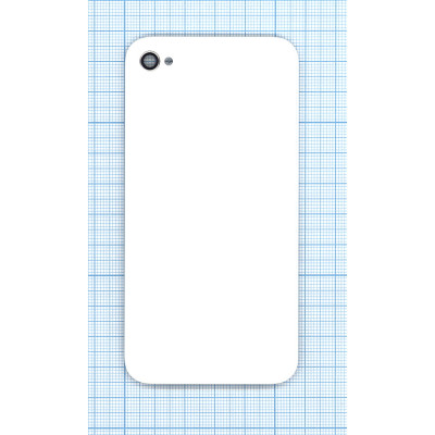Задняя крышка для iPhone 4S белая