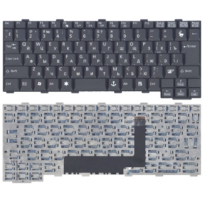 Клавиатура для ноутбука Fujitsu-Siemens Lifebook P7230 черная