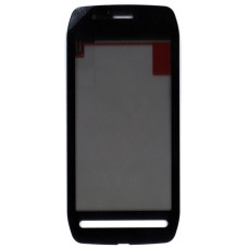 Сенсорное стекло (тачскрин) для Nokia 603 черное